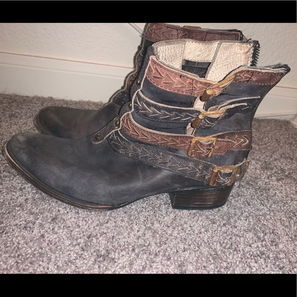 Freebbird Buckle Booties